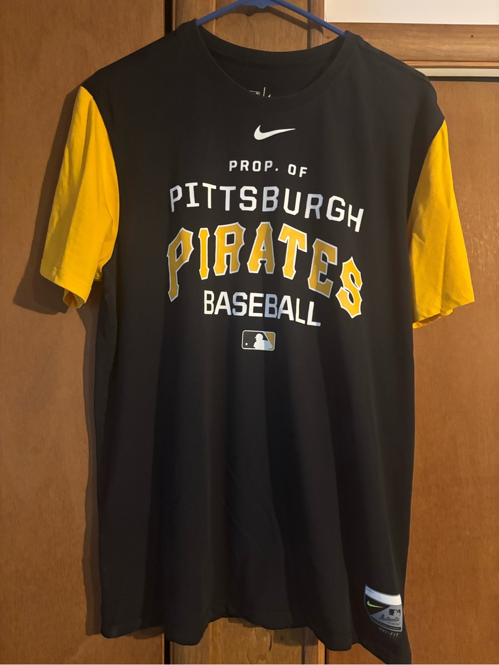 Nike Pittsburgh Pirates Black & Yellow Baseball Tee